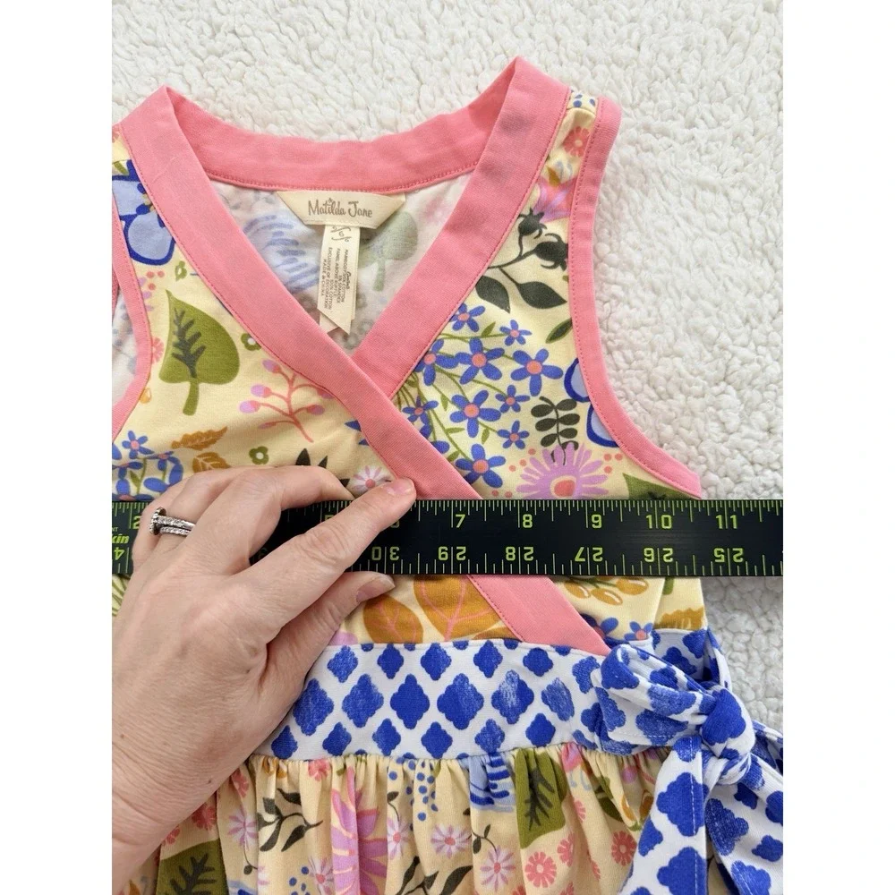Matilda Jane May Day Dress Parade of Pets Floral Girls Size 6 Spring 2014